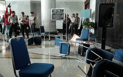 Mahkamah Konstitusi Rusuh, 5 Pelaku Ditahan Polisi